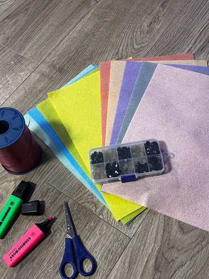 Süßes Bastelaugen Set