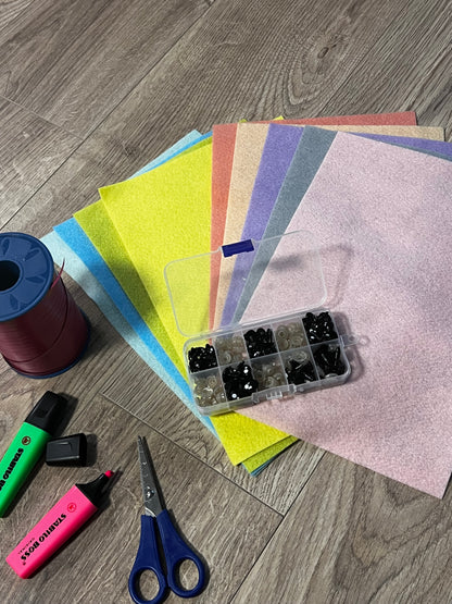 Süßes Bastelaugen Set