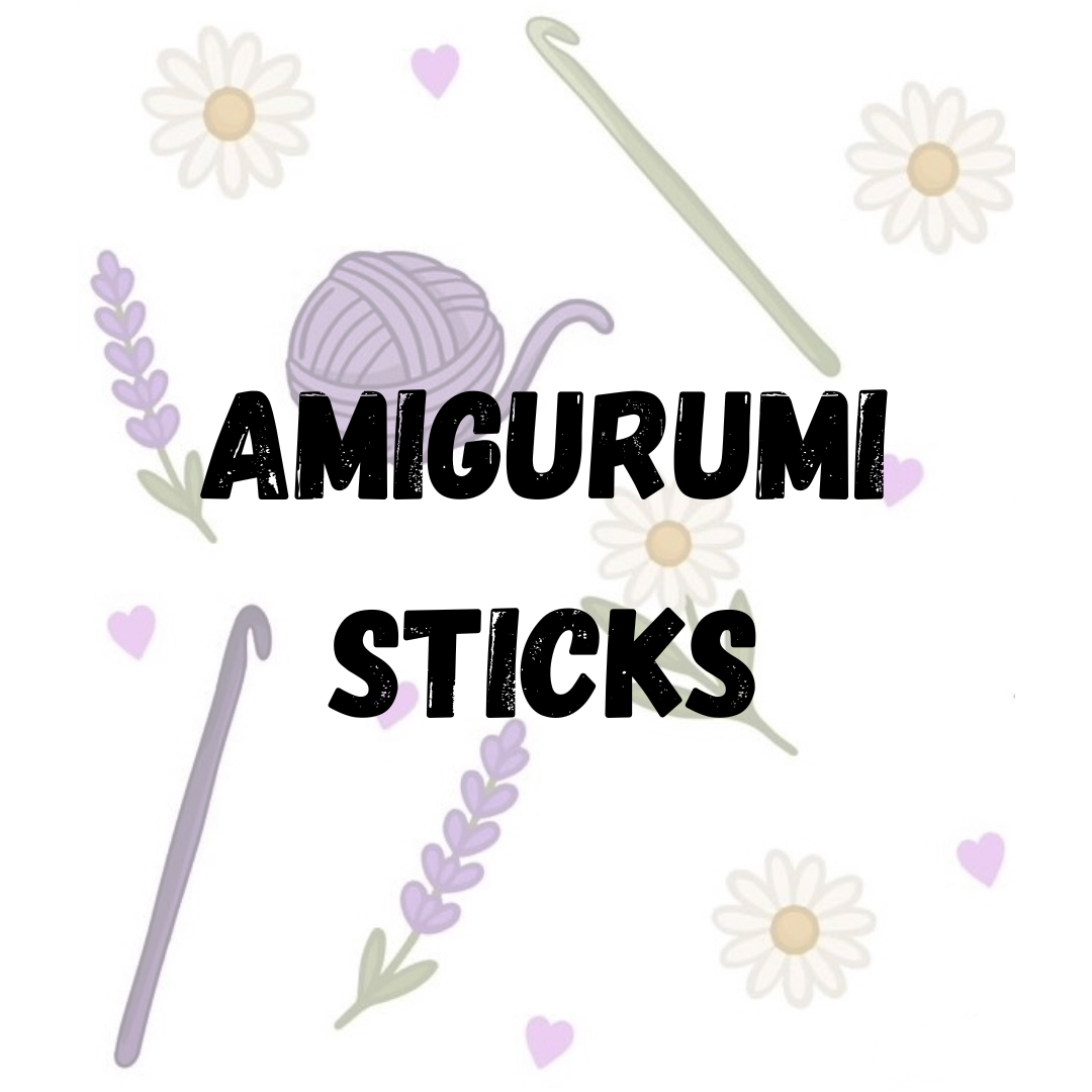 Amigurumi Sticks (2 Stück)